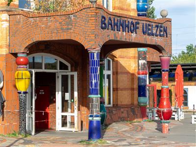 Hundertwasser Bahnhof in Uelzen