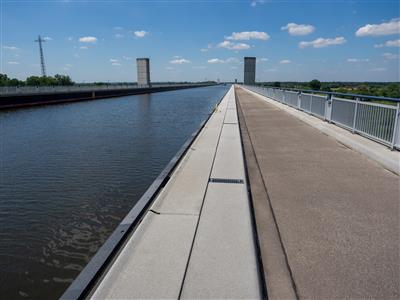 Mittellandkanal über die Elbe