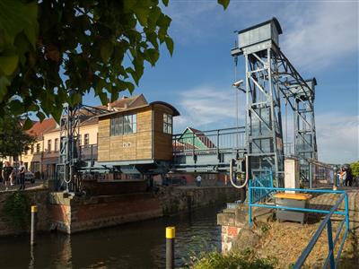 Höchste Hubbrücke MV's: 1.6m Hub